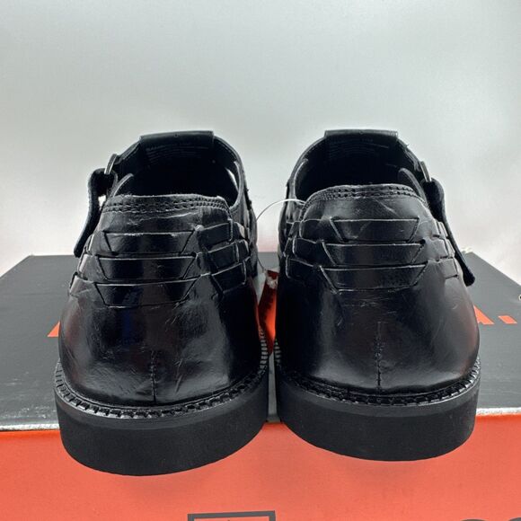 Deer Stags Mens Bamboo2 Black Weaved Huarache Sandal Size 11 New main image 6